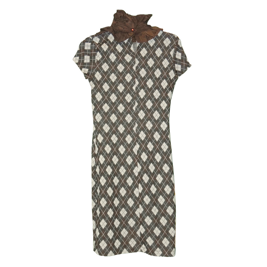 ROBE MOULANTE À VOLANTS STRETCH