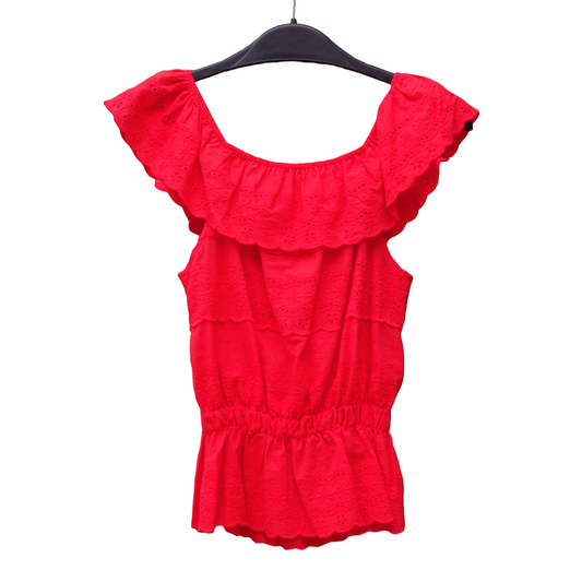 TOP VERANO CON VOLANTES