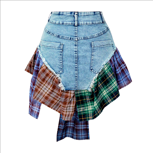 FALDA VAQUERA ASIMÉTRICA