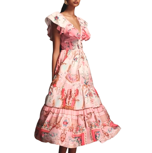 MAGNIFIQUE ROBE À FLEURS