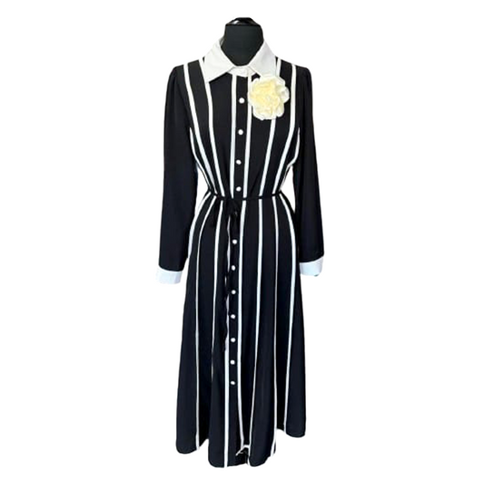 IMPRESIONANTE VESTIDO DE MANGA LARGA