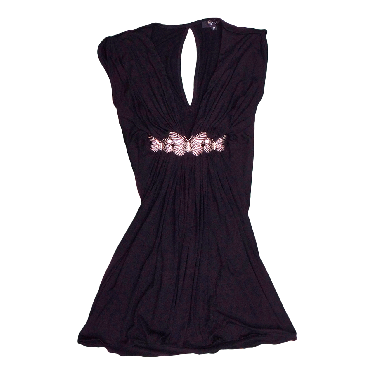 VESTIDO GORRO MANGA - CIELO