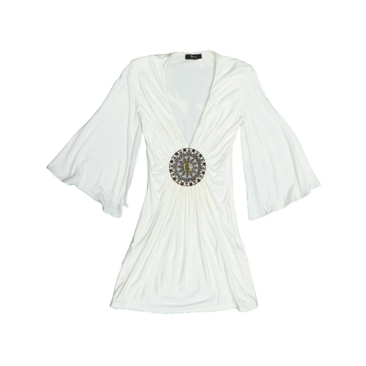 VESTIDO MINI MANGA SKY