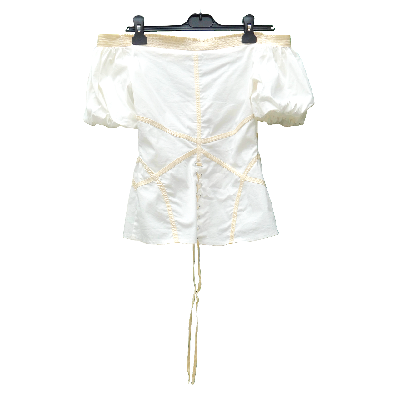 SHORT SLEEVE CORSET TOP