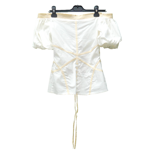 SHORT SLEEVE CORSET TOP