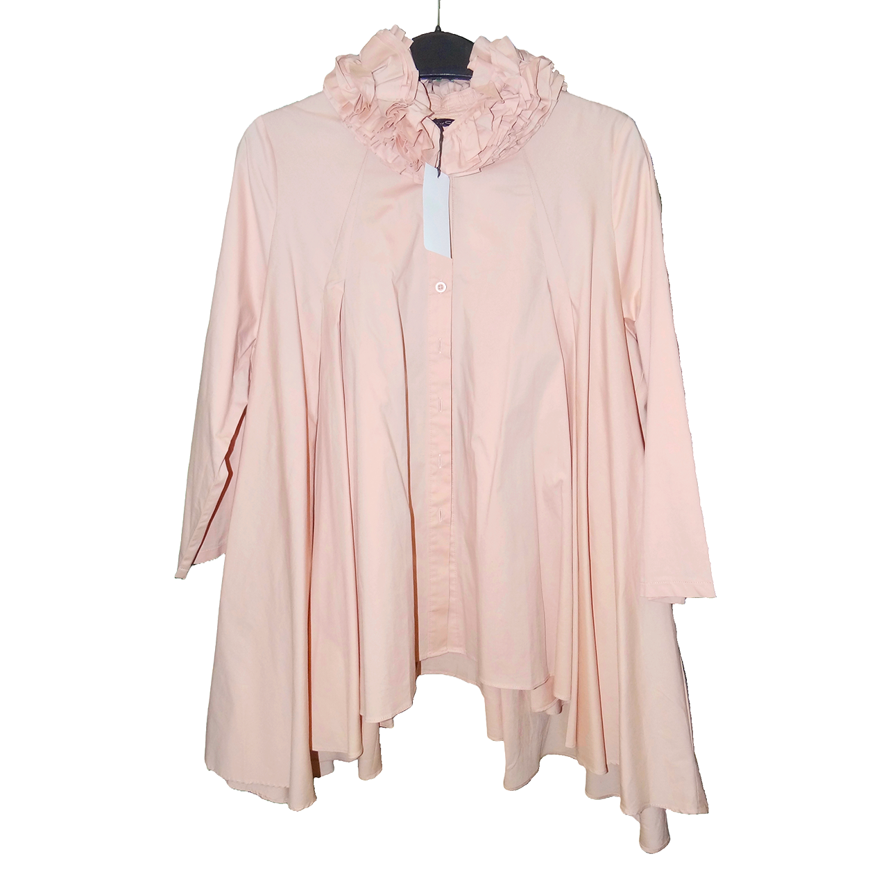 RUFFLE LONG SLEEVE TOP