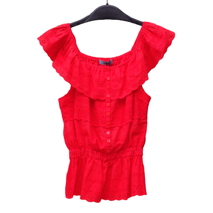 SUMMER TOP WITH RUFFLES