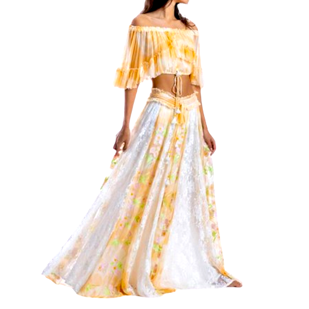 CROP TOP AND SKIRT SET