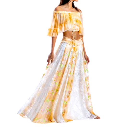 CROP TOP AND SKIRT SET