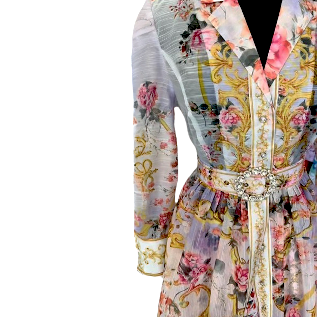 LONG SLEEVE DRESS-SHORT SET