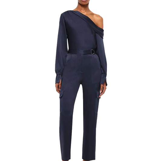 HERMOSO JERSEY ASIMÉTRICO NEGRO