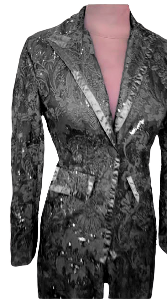 IMPRESIONANTE CONJUNTO DE BLAZER Y PANTALÓN