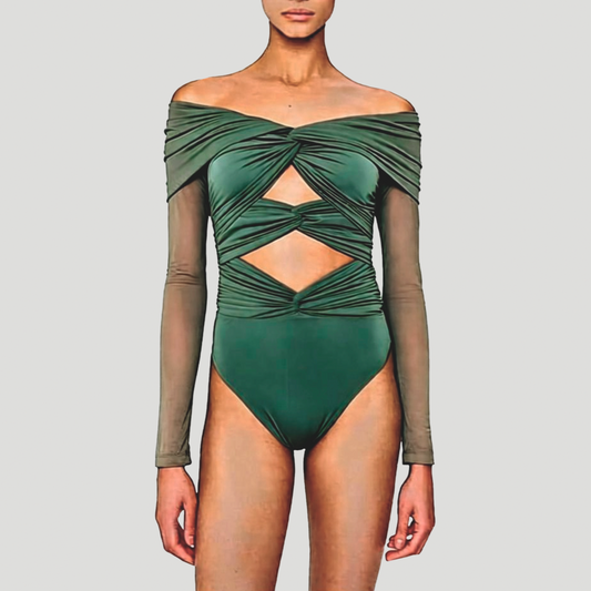 CRISS-CROSS BODYSUIT