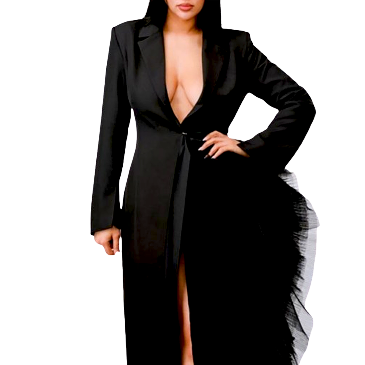 EMBELLISHED BLAZER-PANTS SET