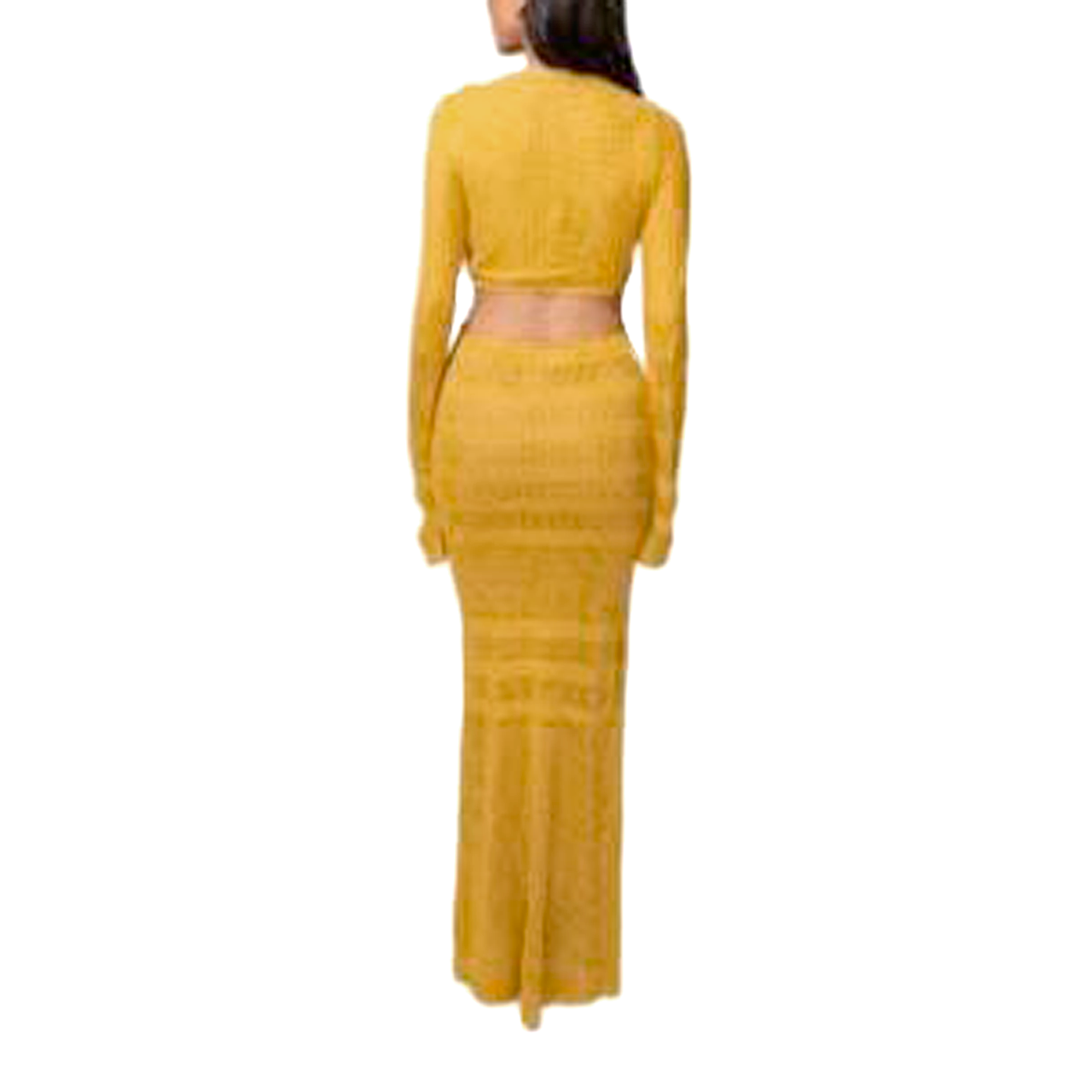 ATREVIDO Y HERMOSO - ELEGANCIA DE CROCHET AMARILLO MOSTAZA