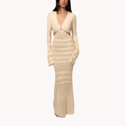 BOLD & BEAUTIFUL - OFF-WHITE CROCHET ELEGANCE