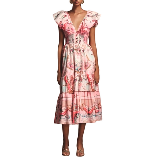 GORGEOUS FLOWER DRESS