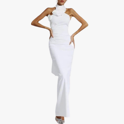 CLASSY HALTER LONG DRESS