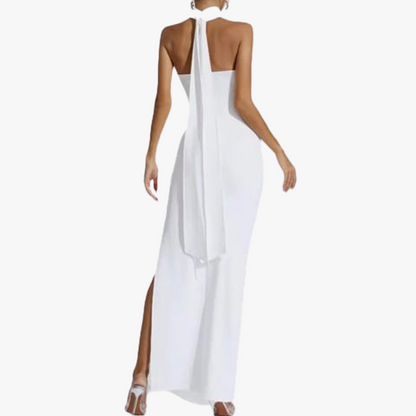 CLASSY HALTER LONG DRESS