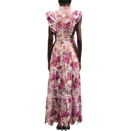 MIDI FLOWER DRESS