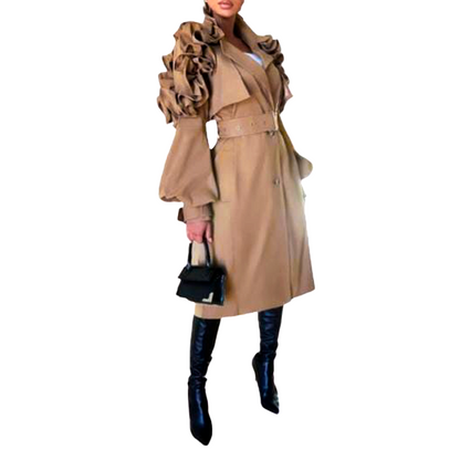 STUNNING DOUBLE-BREASTED COAT DRESS