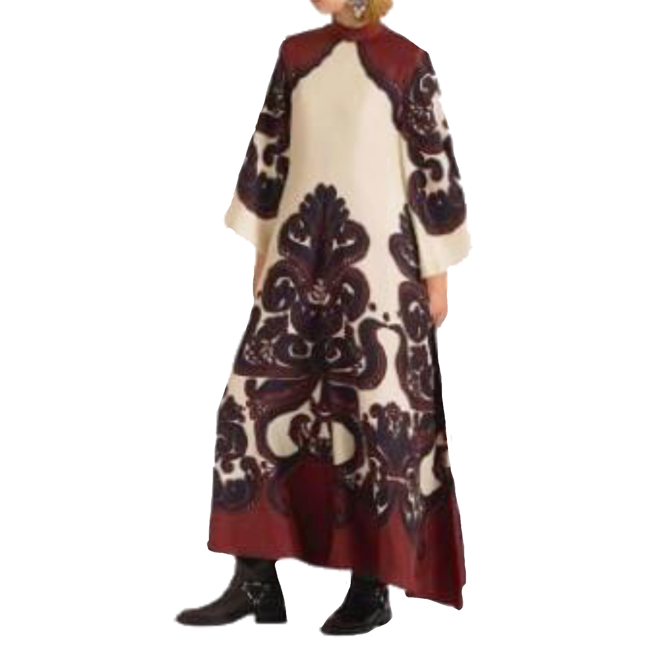 BREATHTAKING LONG BOHO-CHIC DRESS