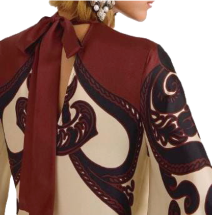 BREATHTAKING LONG BOHO-CHIC DRESS