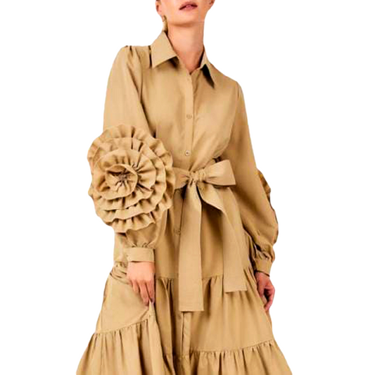 STUNNING DOUBLE-BREASTED COAT DRESS